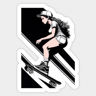 Skateboarder Sticker